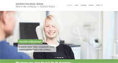 Desktop Screenshot of kieferchirurgie-herne.de